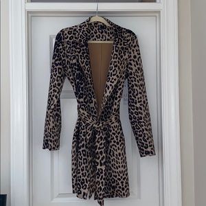 Amazingly soft and chic leopard print jacket!